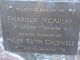 McAULAY Fairholm and Helen Ruth Mount Pleasant Cemetery Toronto Ontario Canada